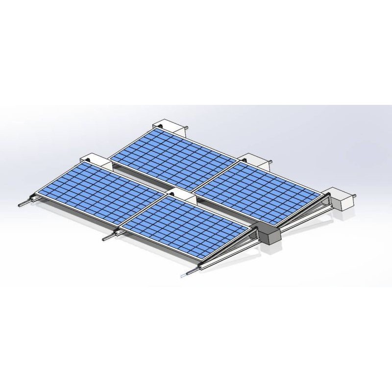 Ano ang pinakamagandang anggulo para sa mga flat roof solar panel?