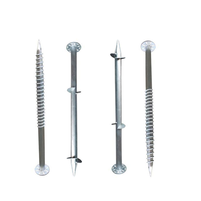 Helical Piles Screw Piles Foundation Ground Screw para sa Solar Panel