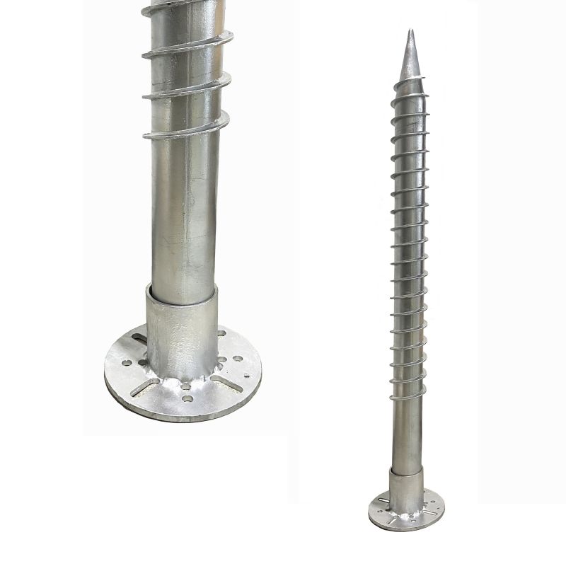 Solar Panel Mount Helical Galvanized Ground Screw Pile